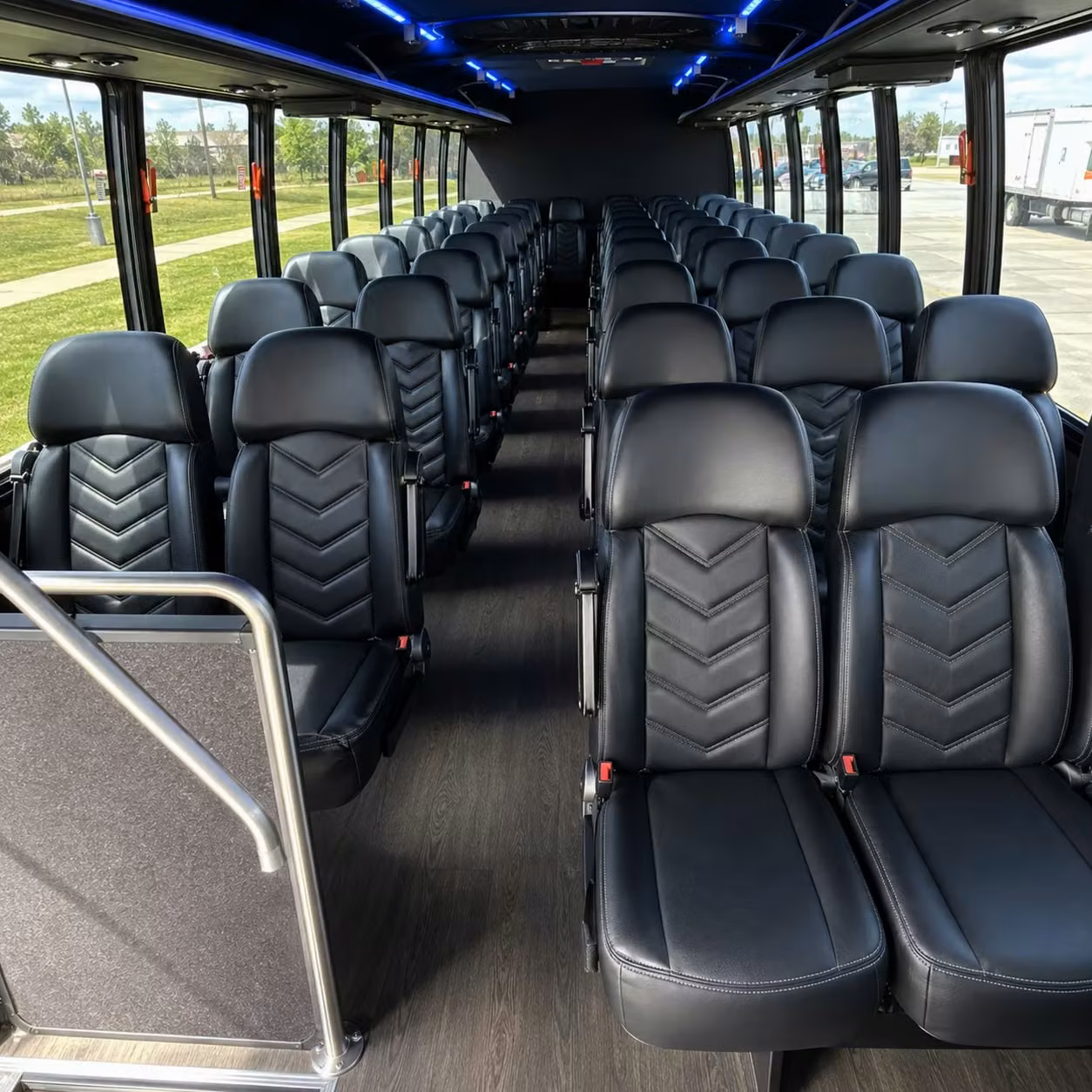 25 passenger minibus interior