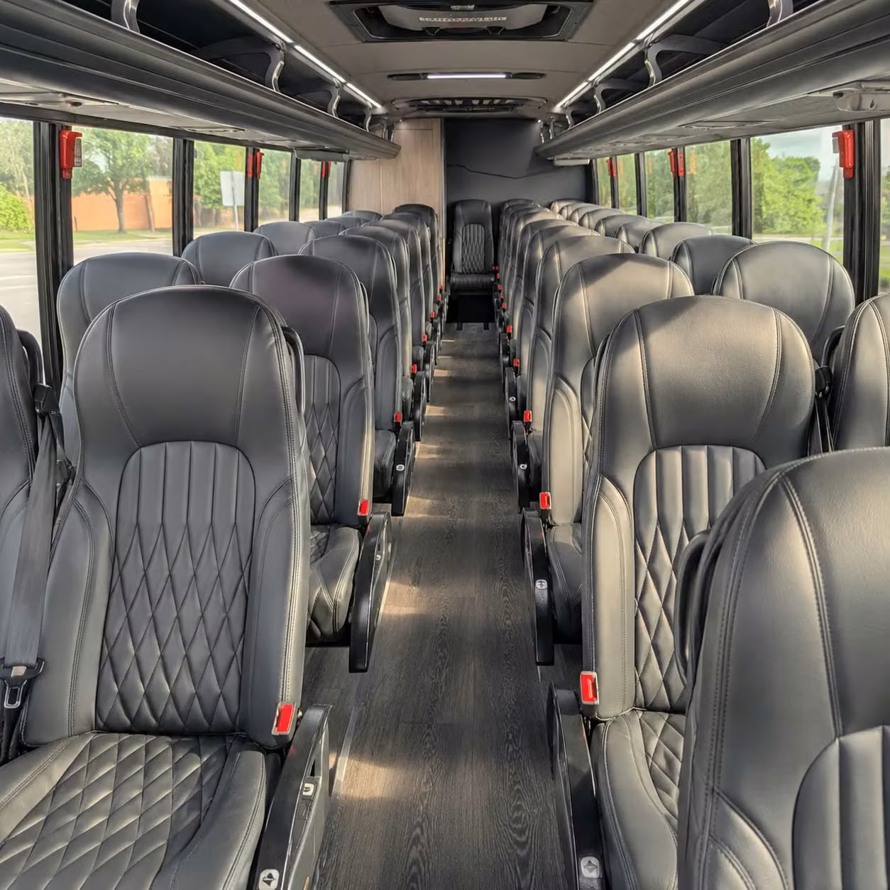 30 passenger minibus inside