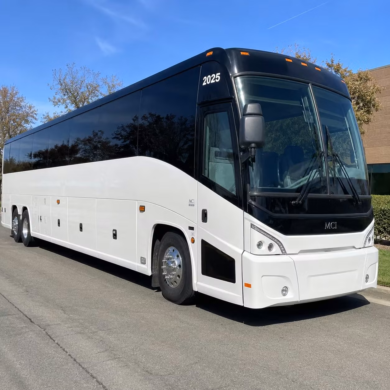westland charter bus rental exterior